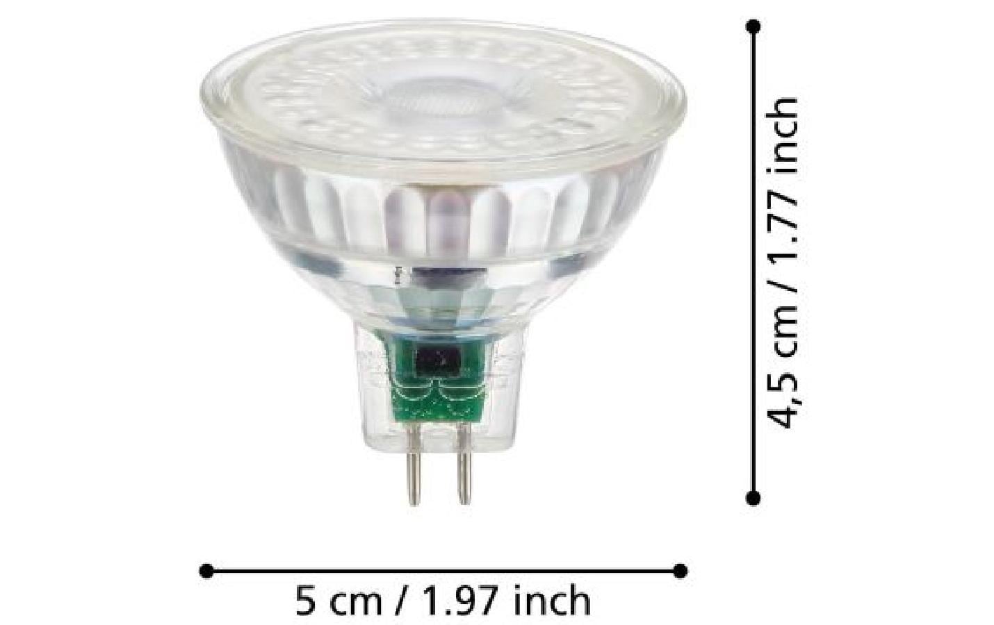 EGLO Leuchten Lampe 3 W GU5.3 Warmweiss EGLO Leuchten Lampe 3 W GU5.3 Warmweiss