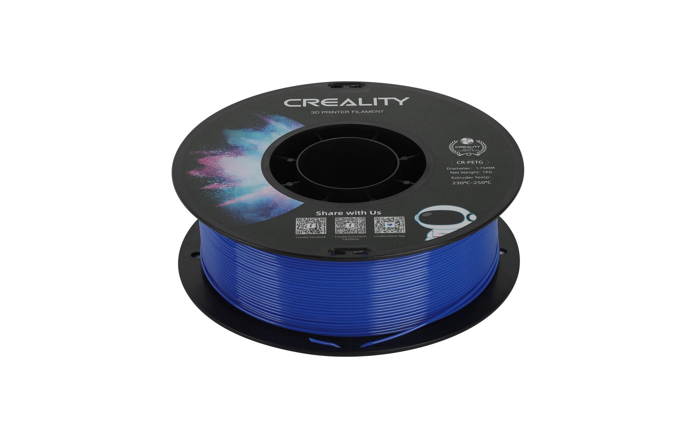 Creality Filament PETG, Blau, 1.75 mm, 1 kg Creality Filament PETG, Blau, 1.75 mm, 1 kg