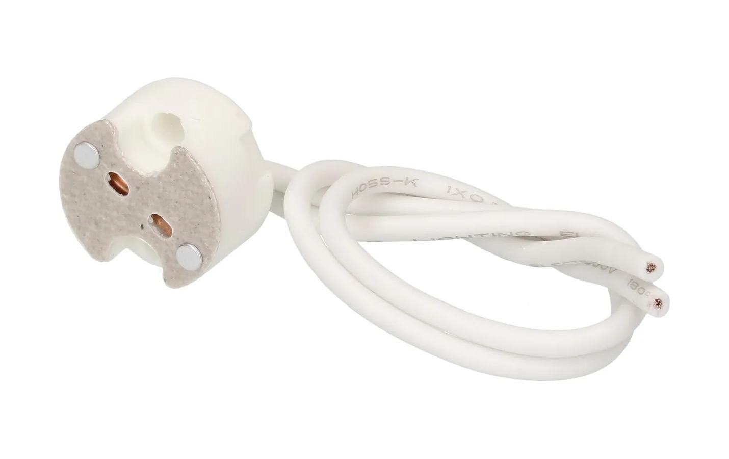 Max Hauri Halogenfassung G4/G5.3/G6.35 / PTFE Länge: 140 mm