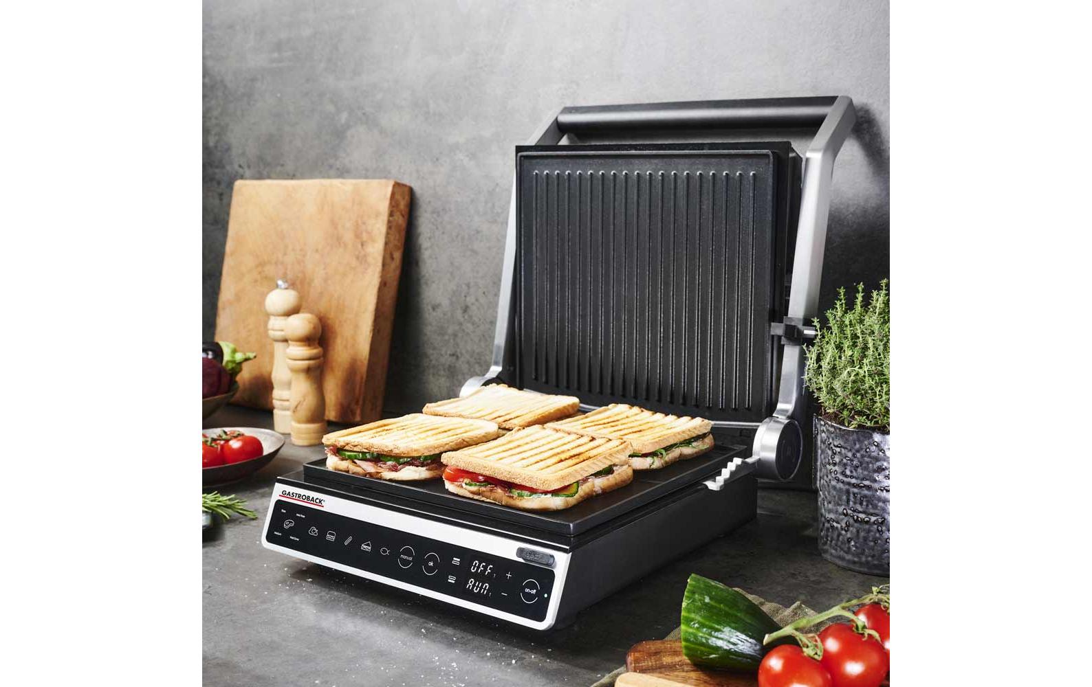 Gastroback Kontaktgrill BBQ Advanced Smart 200 W