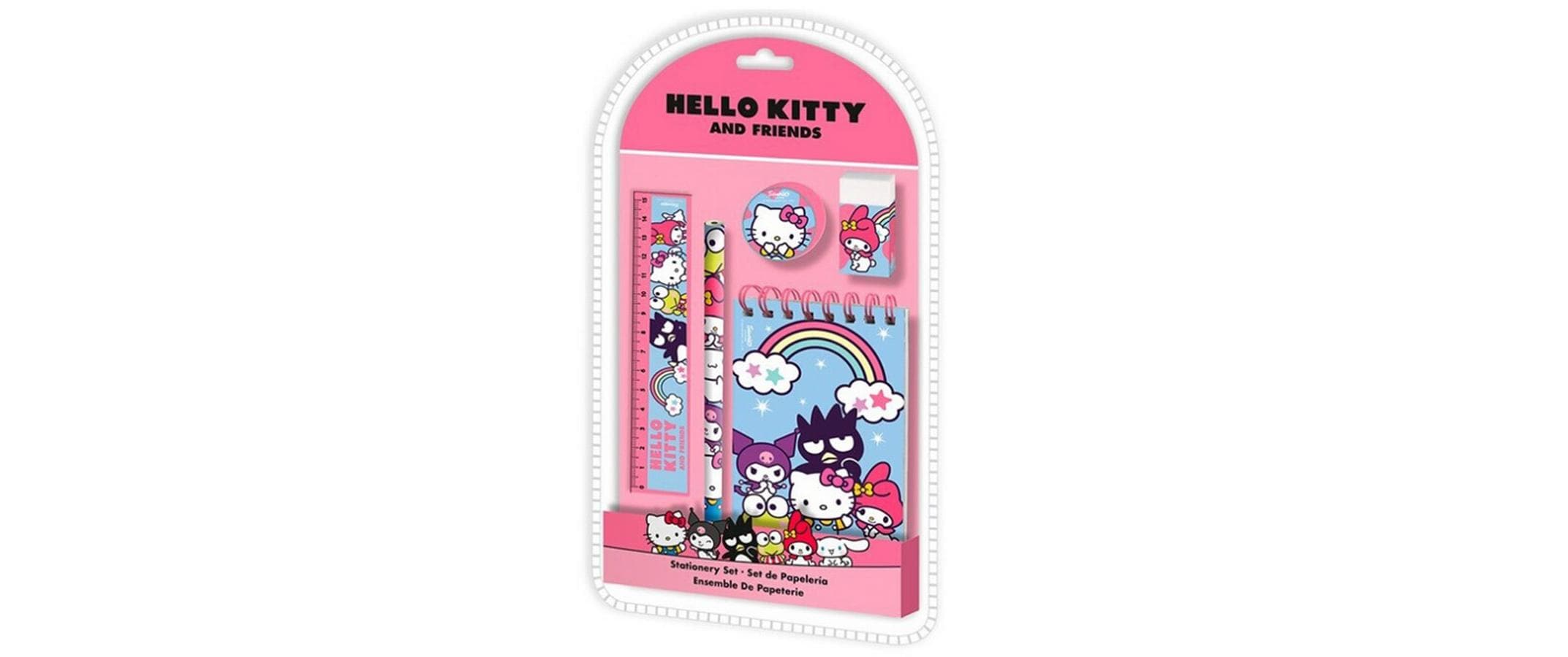 Sombo Schreibset Hello Kitty 15 x 26 x 2 cm, 5tlg.