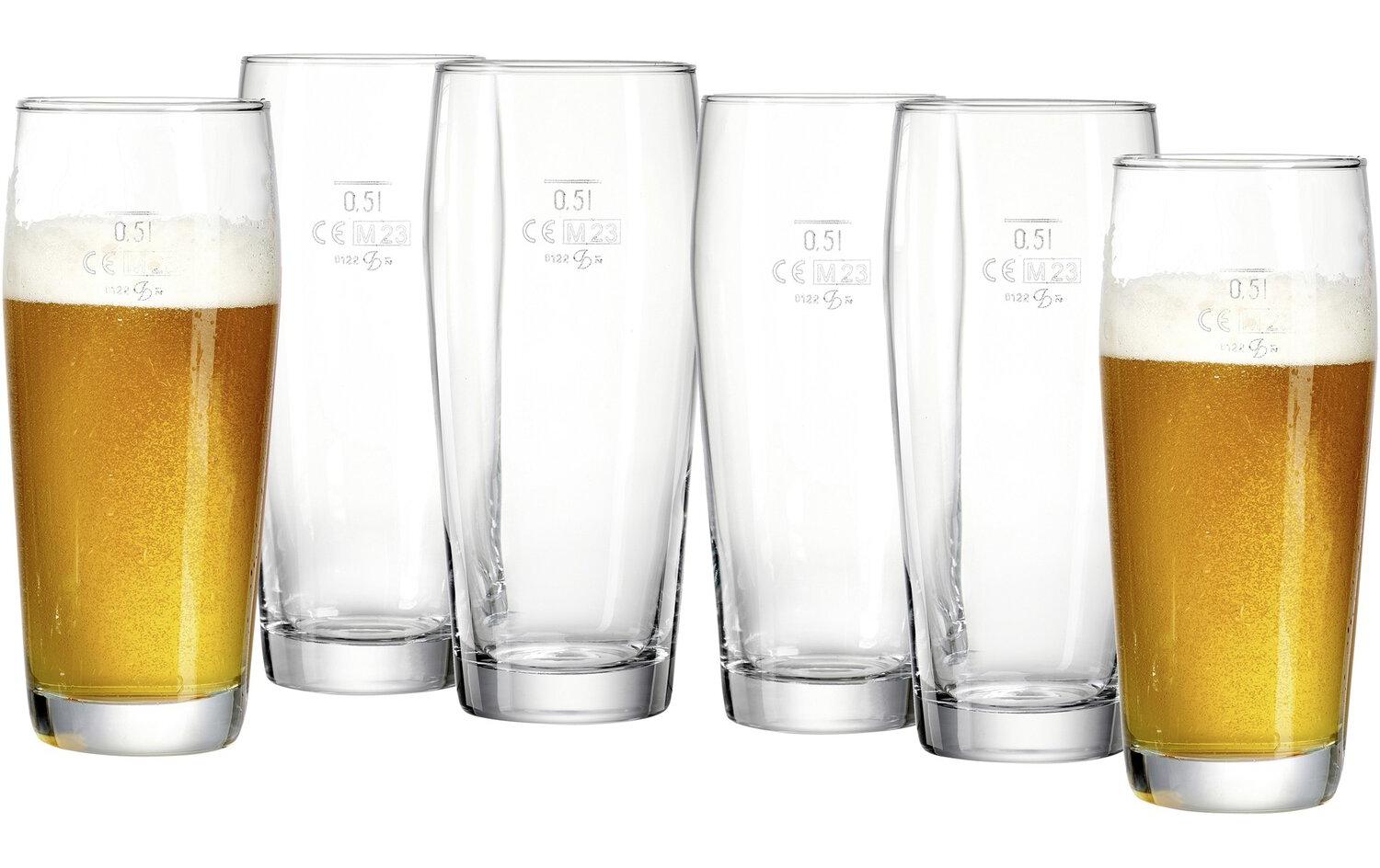 Ritzenhoff & Breker Bierglas Willi 500 ml, 6 Stück