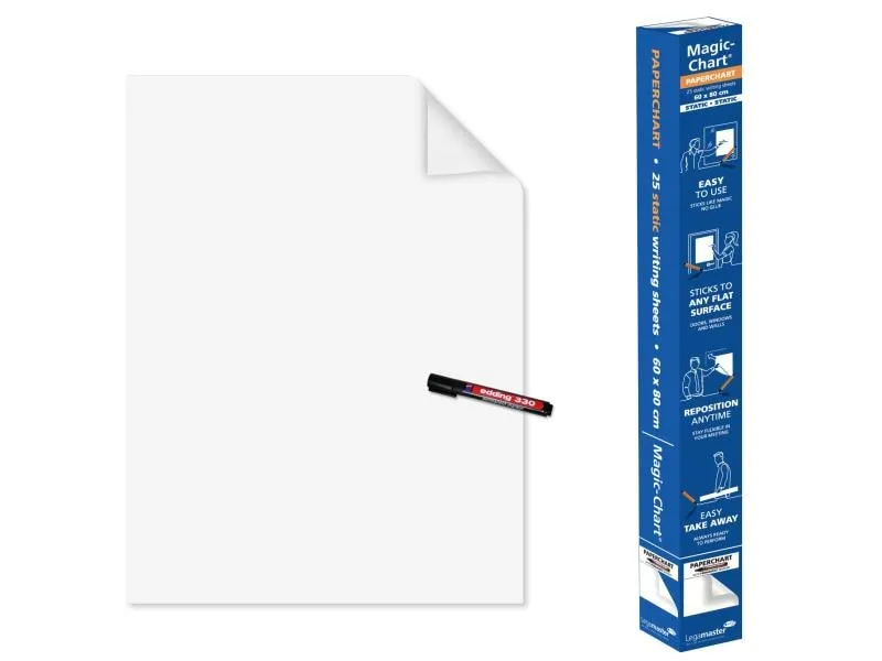 Legamaster Magic-Chart Paperchart Folie selbsthaftend 60 x 80 cm