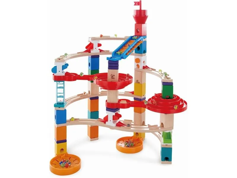 Hape Kugelbahn Quadrilla Super Spiralburg & Endspurt Hape Kugelbahn Quadrilla Super Spiralburg & Endspurt