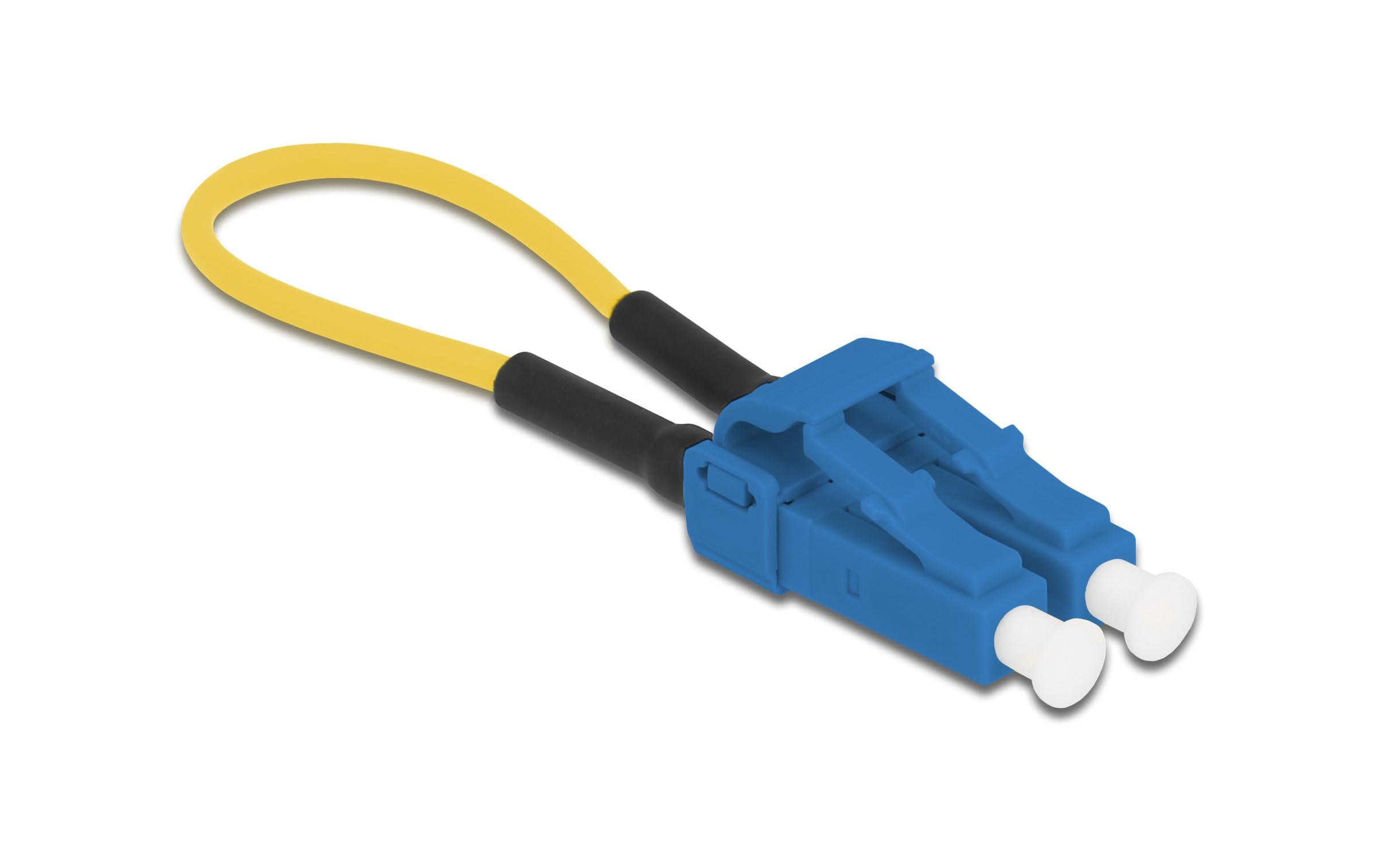 Delock LWL Loopback Adapter LC / UPC Singlemode, Blau Delock LWL Loopback Adapter LC / UPC Singlemode, Blau