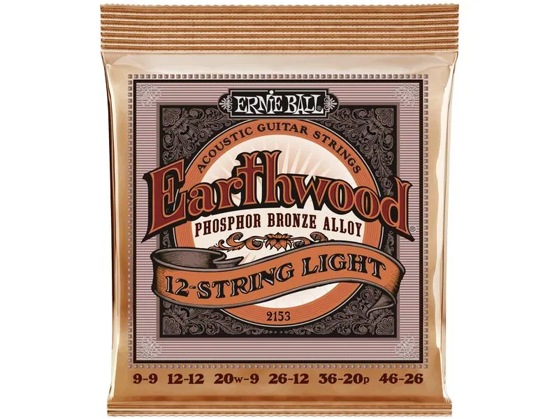 Ernie Ball Gitarrensaiten 2153 Earthwood PB – Light 9 - 46 Ernie Ball Gitarrensaiten 2153 Earthwood PB – Light 9 - 46