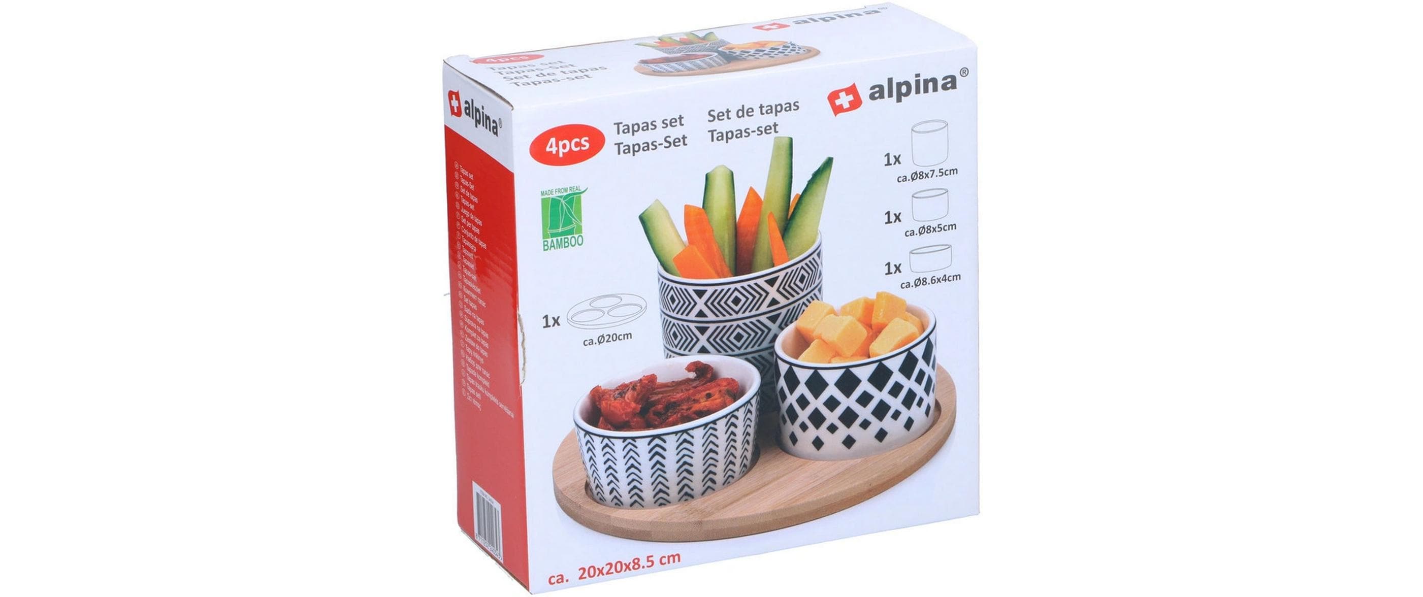 alpina Snackschale 1 Stück, Mehrfarbig