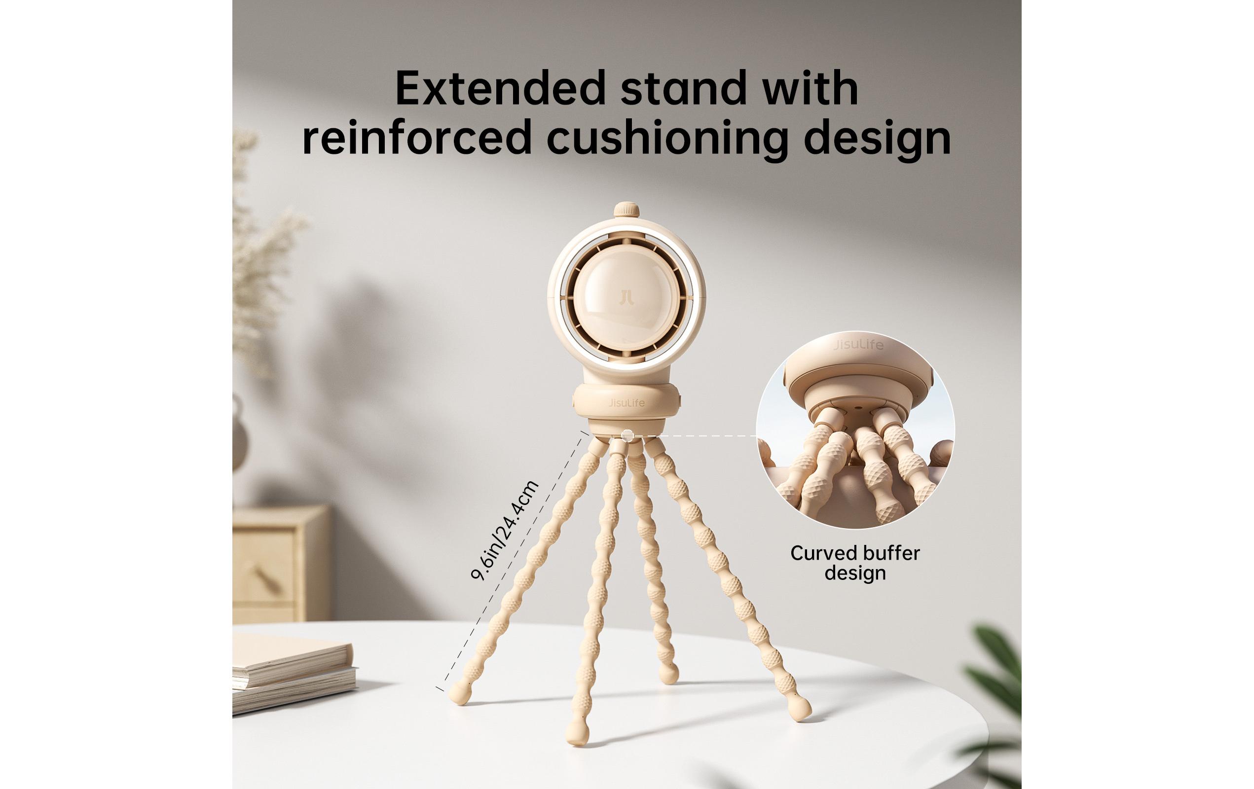 Jisulife Kinderwagenventilator Life2 Braun