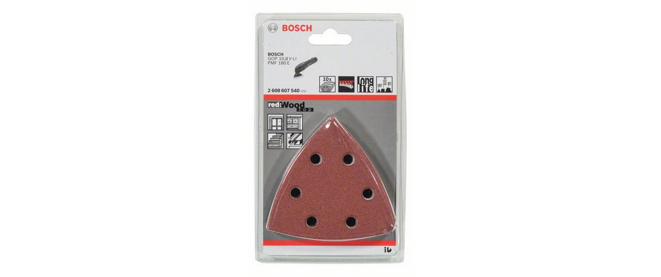 Bosch Professional Schleifblatt-Set C430, Holz, 10er-Pack, 93 mm Bosch Professional Schleifblatt-Set C430, Holz, 10er-Pack, 93 mm