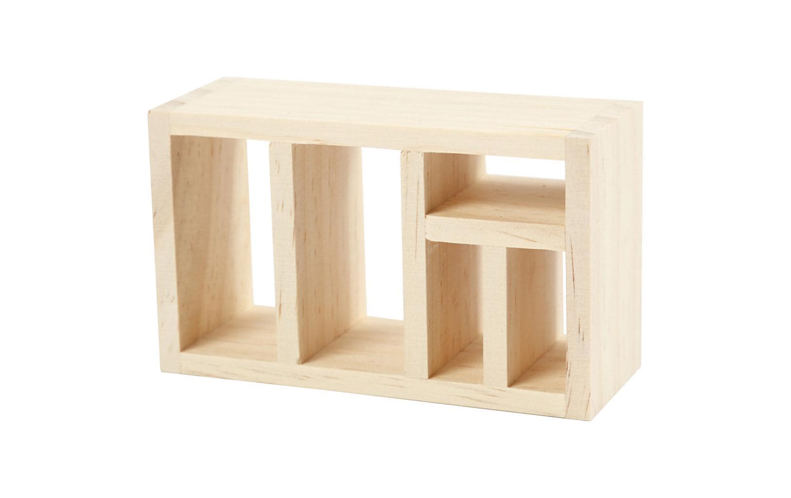 Creativ Company Mini-Möbel Regal 6 x 4 cm 1 Stück