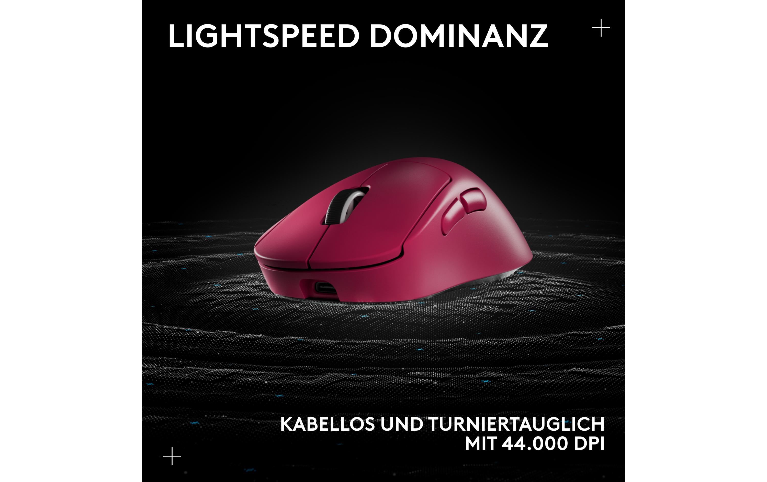 Logitech Gaming-Maus Pro X Superlight Dex Pink