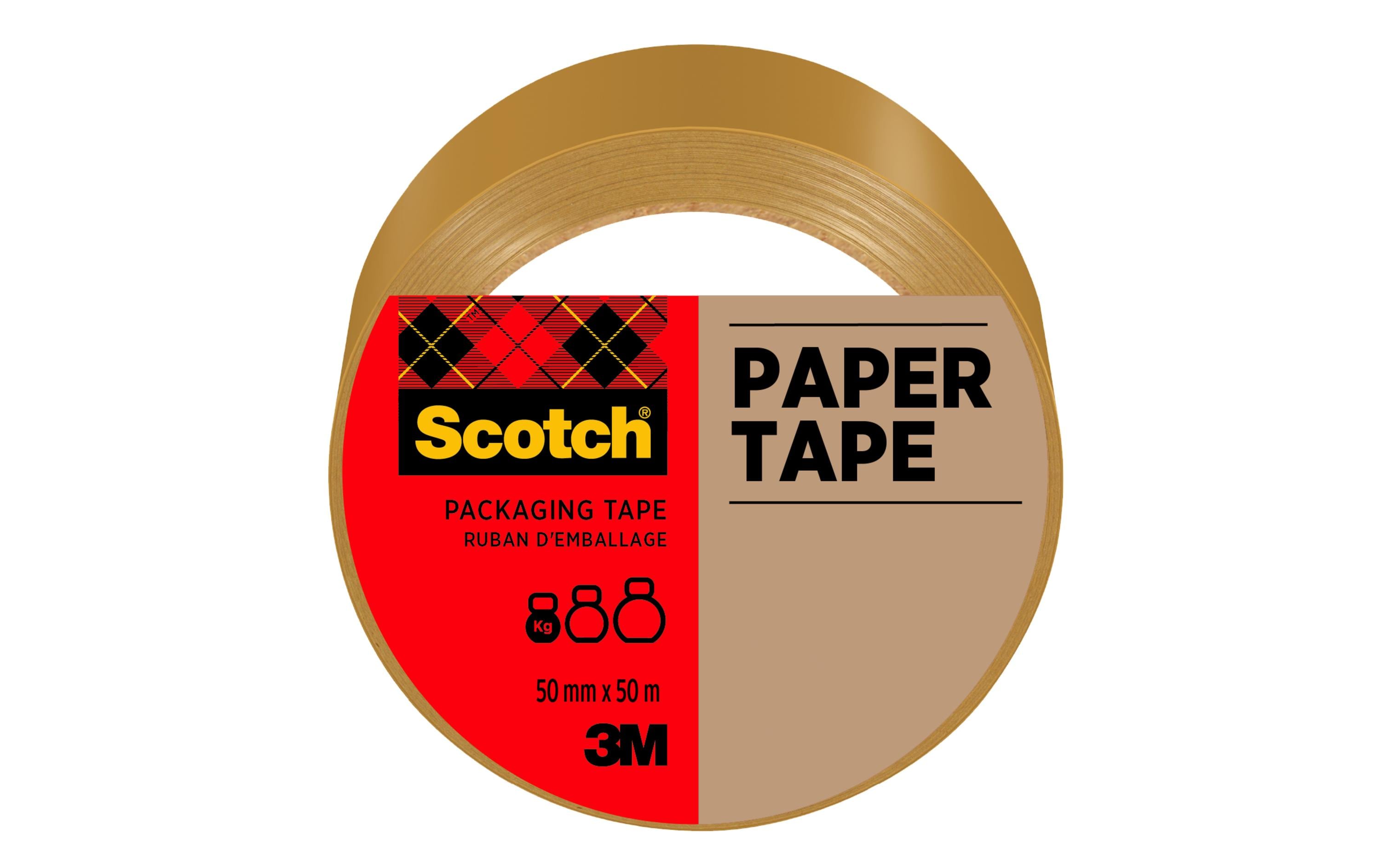Scotch Klebeband 50 mm x 50 m, Papier Braun 1 Rolle