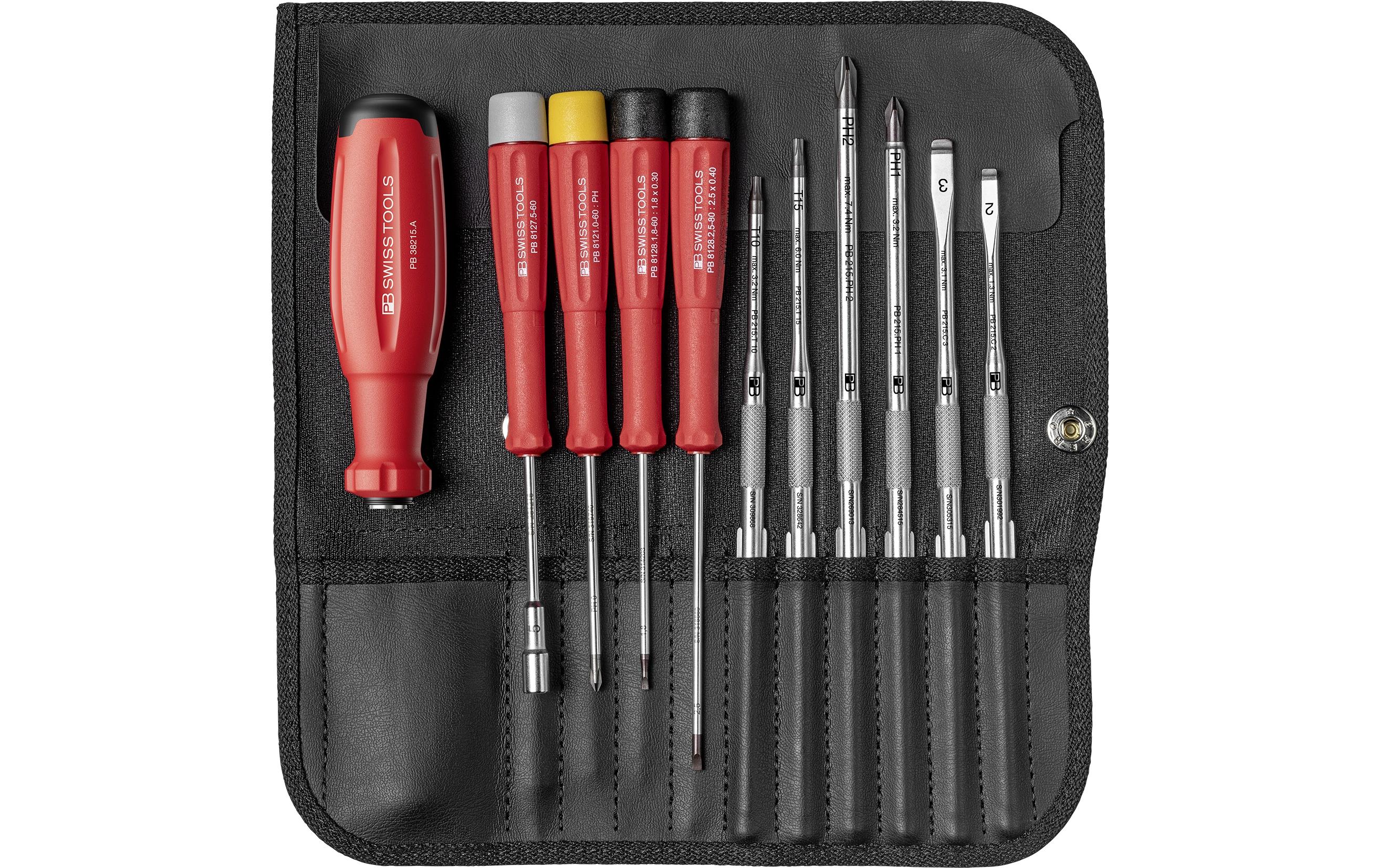 PB Swiss Tools SwissGrip Evo Wechselklingen-Set 9-teilig
