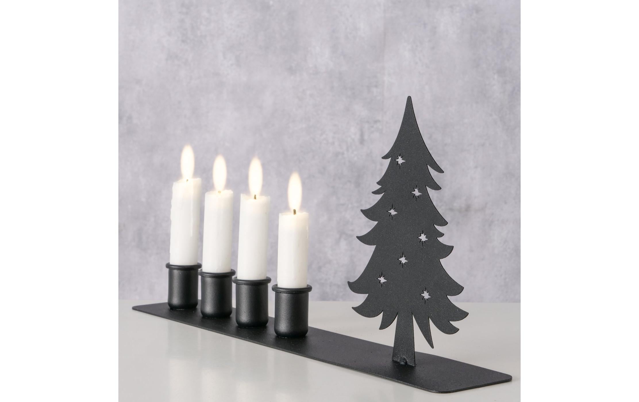 Boltze Teelichthalter Waldan Metall, 38 x 18.2 cm