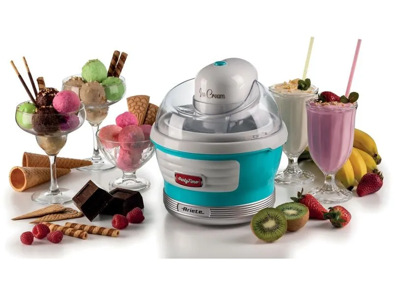 Ariete Glacemaschine Party Time ARI-643-BL 1.5 l, Blau/Weiss Ariete Glacemaschine Party Time ARI-643-BL 1.5 l, Blau/Weiss