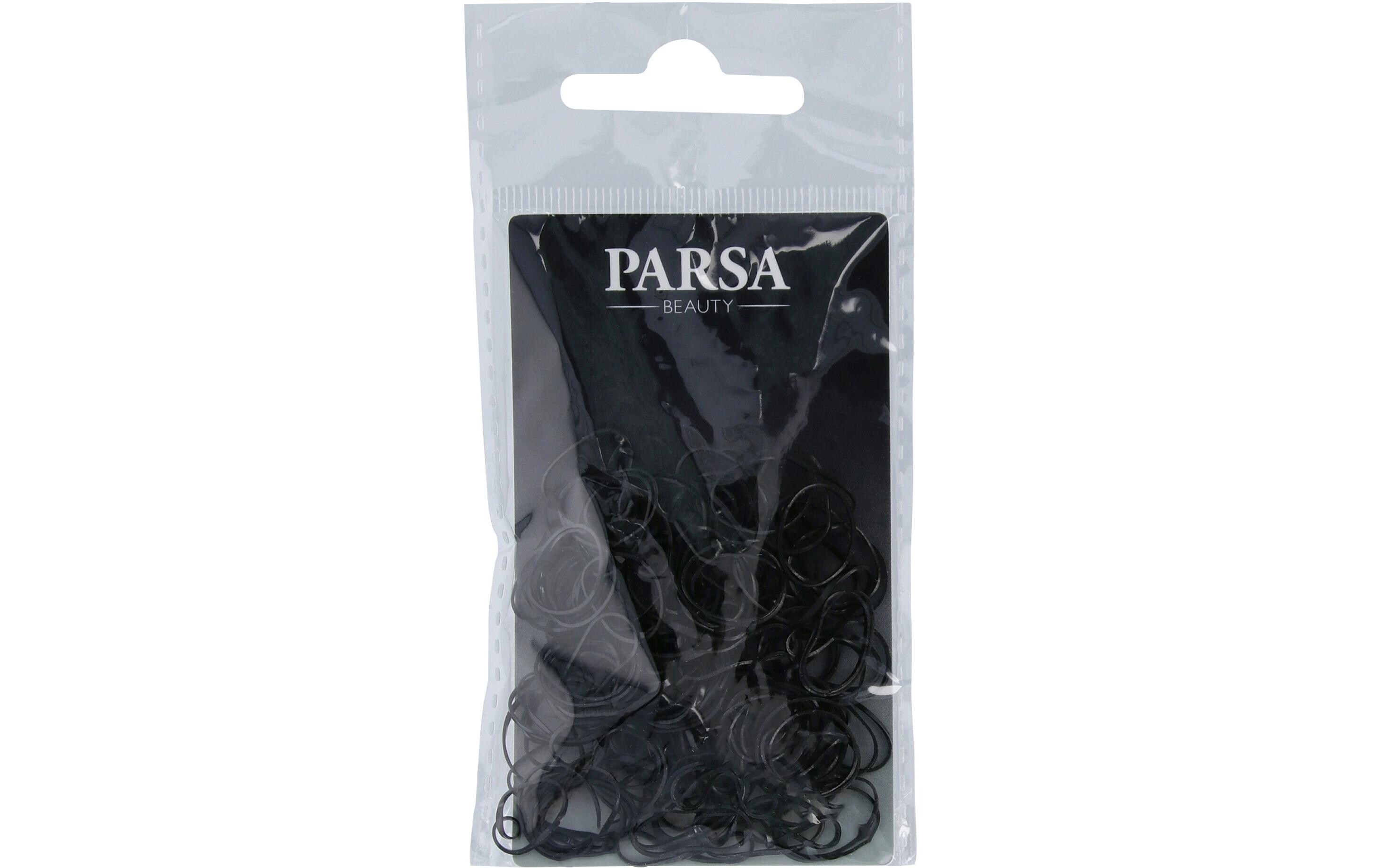 Parsa Beauty Haargummi Mini Schwarz 150 Stück