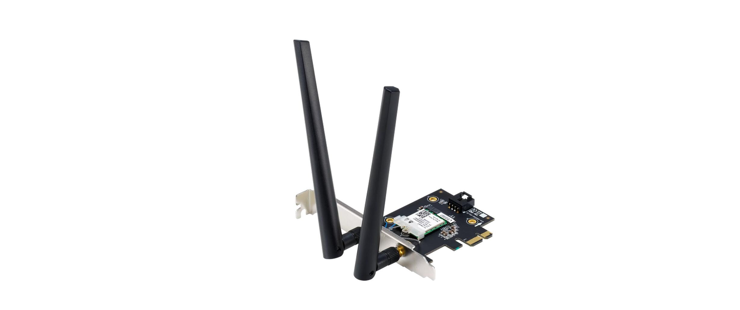 ASUS WLAN-AX PCIe Adapter PCE-BE6500 ASUS WLAN-AX PCIe Adapter PCE-BE6500