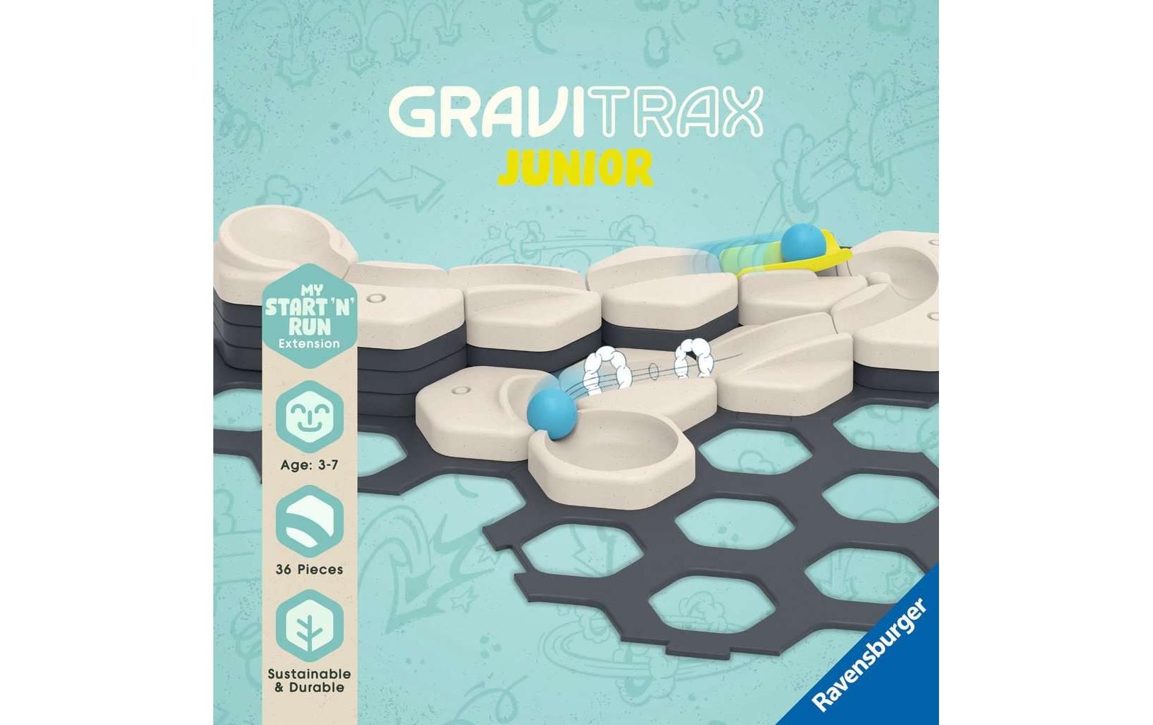 Ravensburger Kugelbahn GraviTrax Junior Starter-Set S Start and Run Ravensburger Kugelbahn GraviTrax Junior Starter-Set S Start and Run