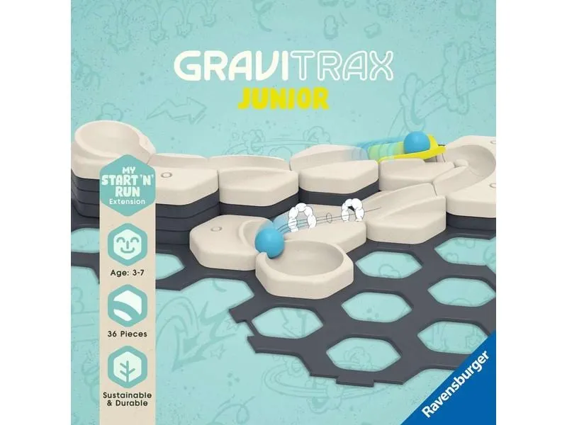Ravensburger Kugelbahn GraviTrax Junior Starter-Set S Start and Run Ravensburger Kugelbahn GraviTrax Junior Starter-Set S Start and Run