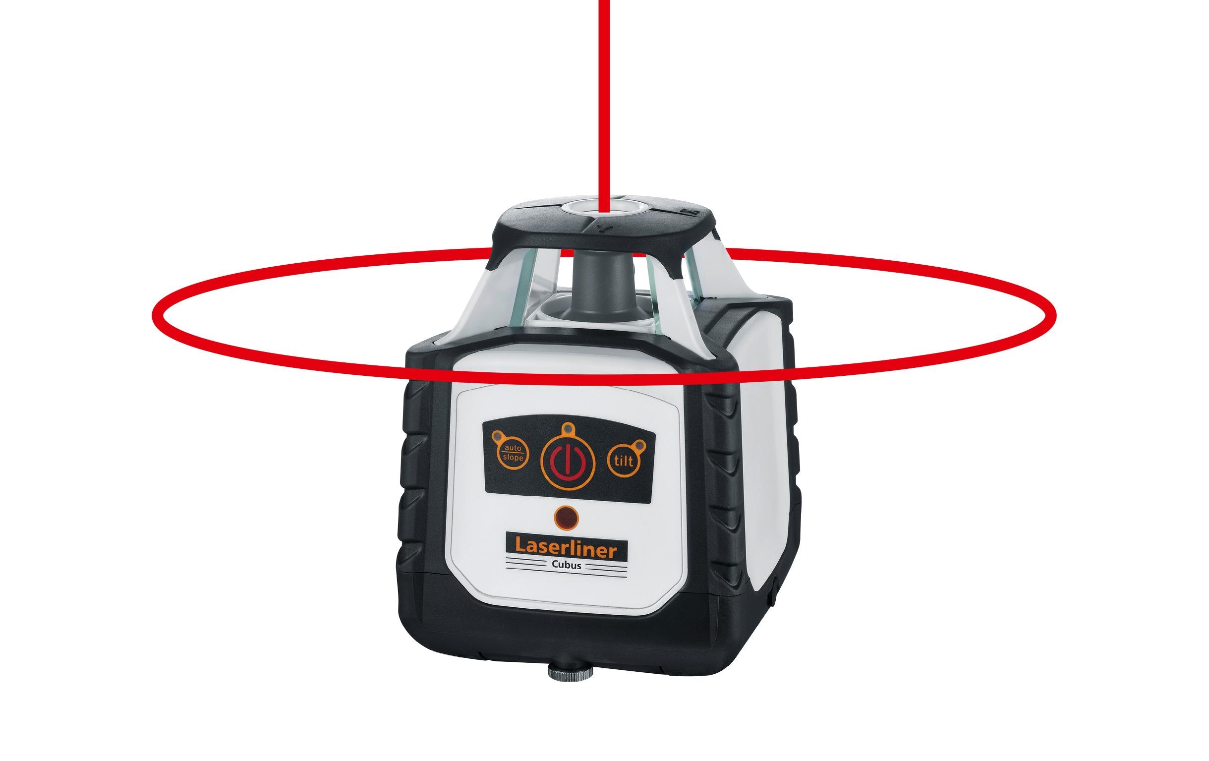 Laserliner Rotationslaser Cubus 210S Set 150 cm 200 m Laserliner Rotationslaser Cubus 210S Set 150 cm 200 m
