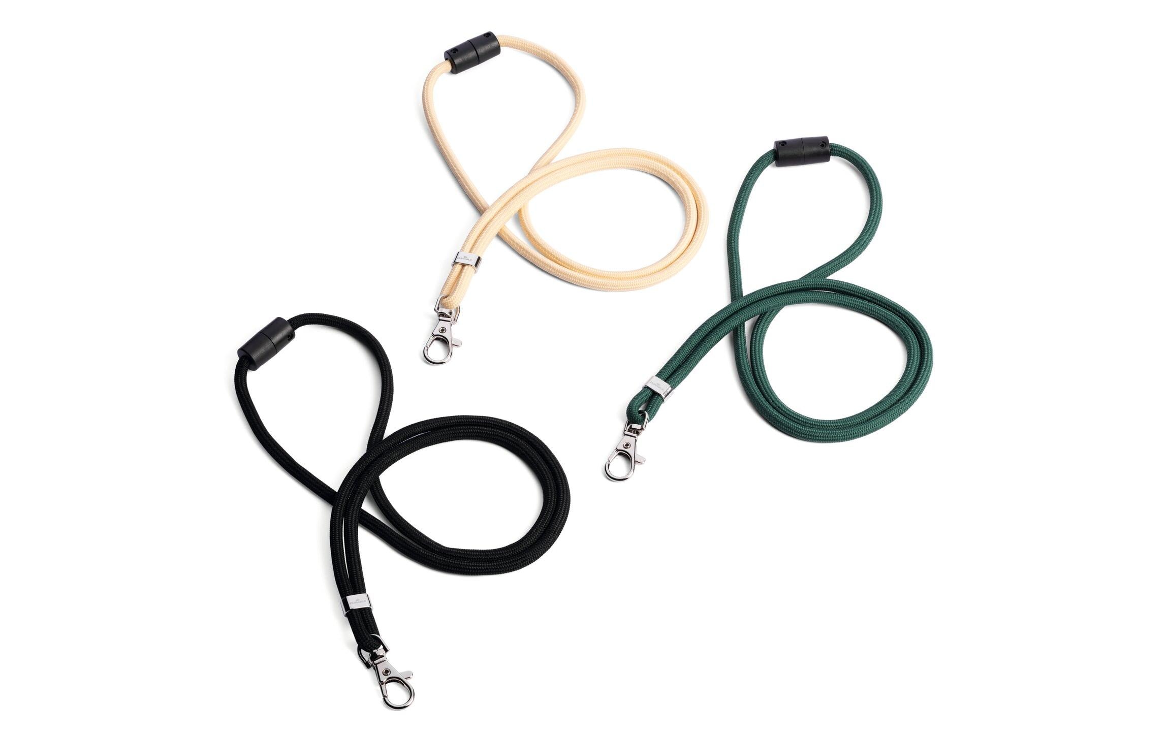 DURABLE Textilband rPET mit Karabineer 10 Stück, Grün