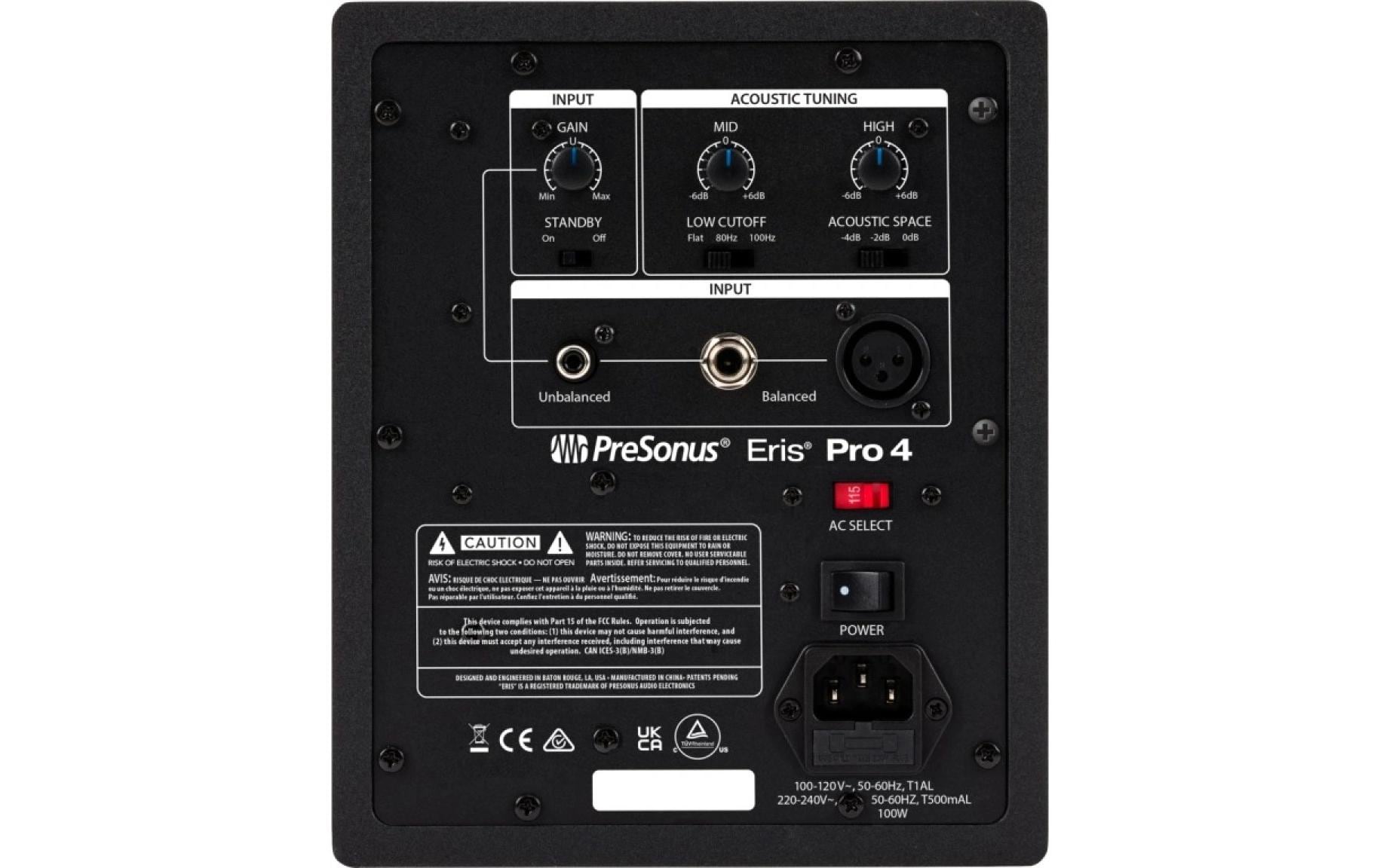 Presonus Studiomonitor Eris Pro 4 Schwarz