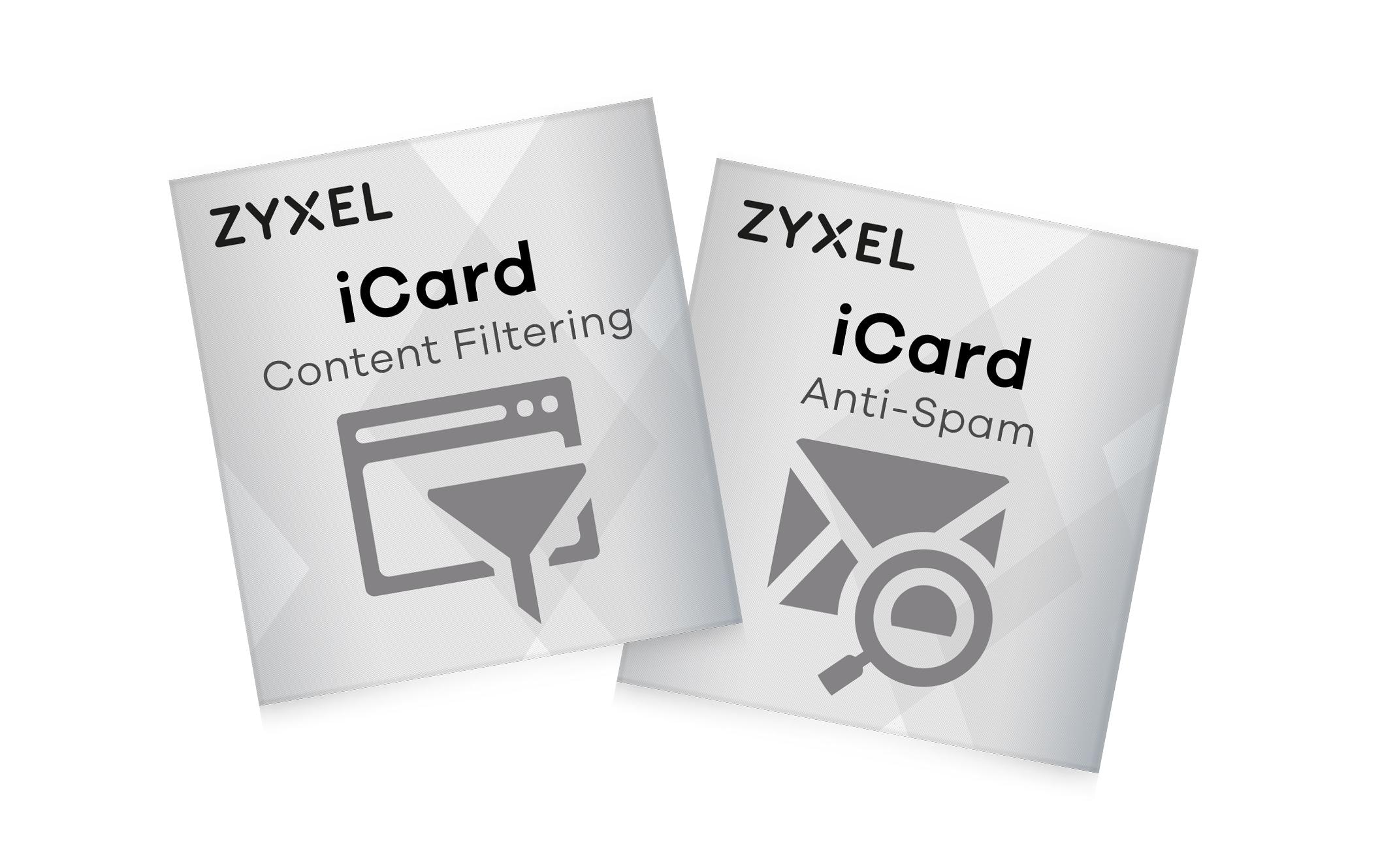 Zyxel Lizenz iCard CF & Anti-Spam für USG FLEX 100 2 Jahre