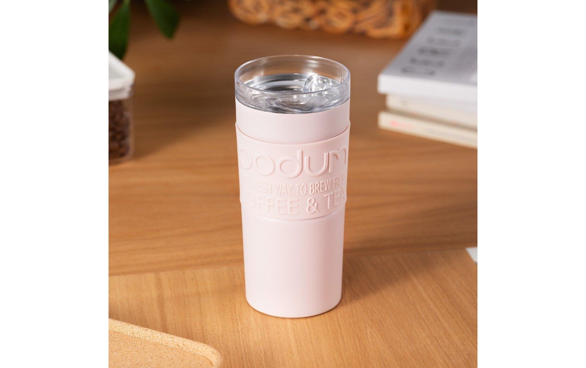 Bodum Travel Mug Iced Vanilla Latte, Strawberry, 0.35 l