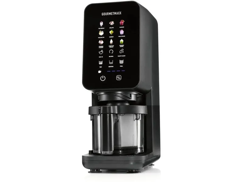 GOURMETmaxx Glacemaschine 0.86 l, Schwarz GOURMETmaxx Glacemaschine 0.86 l, Schwarz