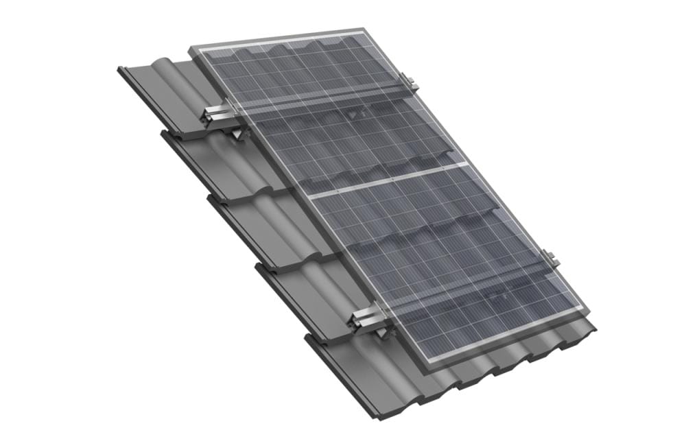 Solar-pac Montagekit Schrägdach Dachziegel 1150/35 mm