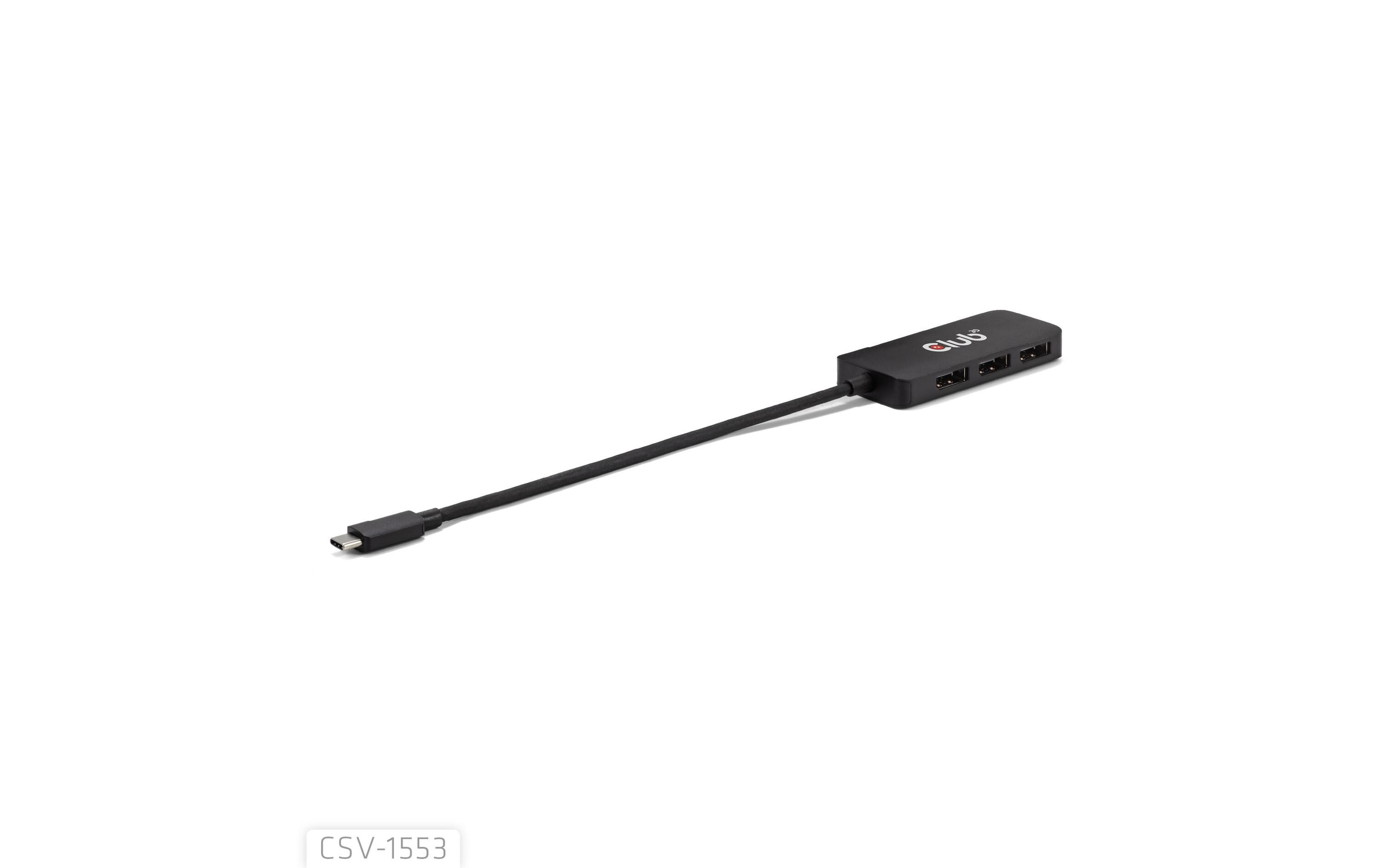 Club 3D Adapterkabel CSV-1553 MST Hub USB Type-C - DisplayPort