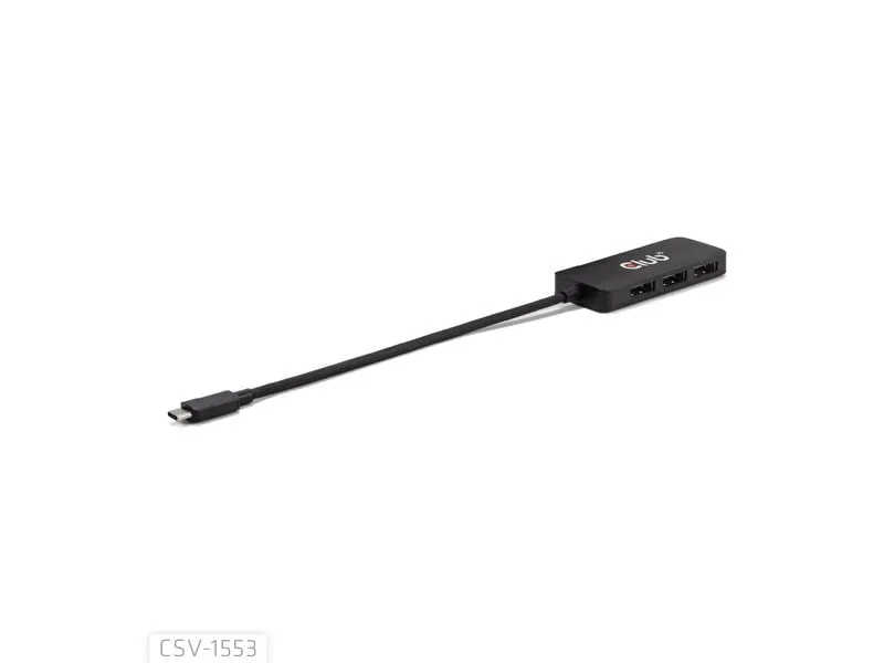 Club 3D Adapterkabel CSV-1553 MST Hub USB Type-C - DisplayPort Club 3D Adapterkabel CSV-1553 MST Hub USB Type-C - DisplayPort