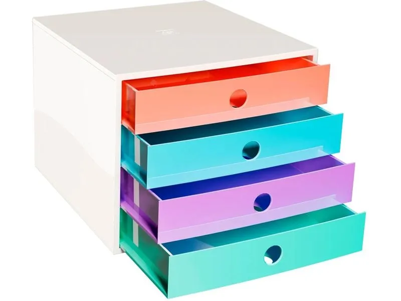 Exacompta Filibox A4+ Candy Tidy 4 Schubladen DIN A4+ Kunststoff Exacompta Filibox A4+ Candy Tidy 4 Schubladen DIN A4+ Kunststoff