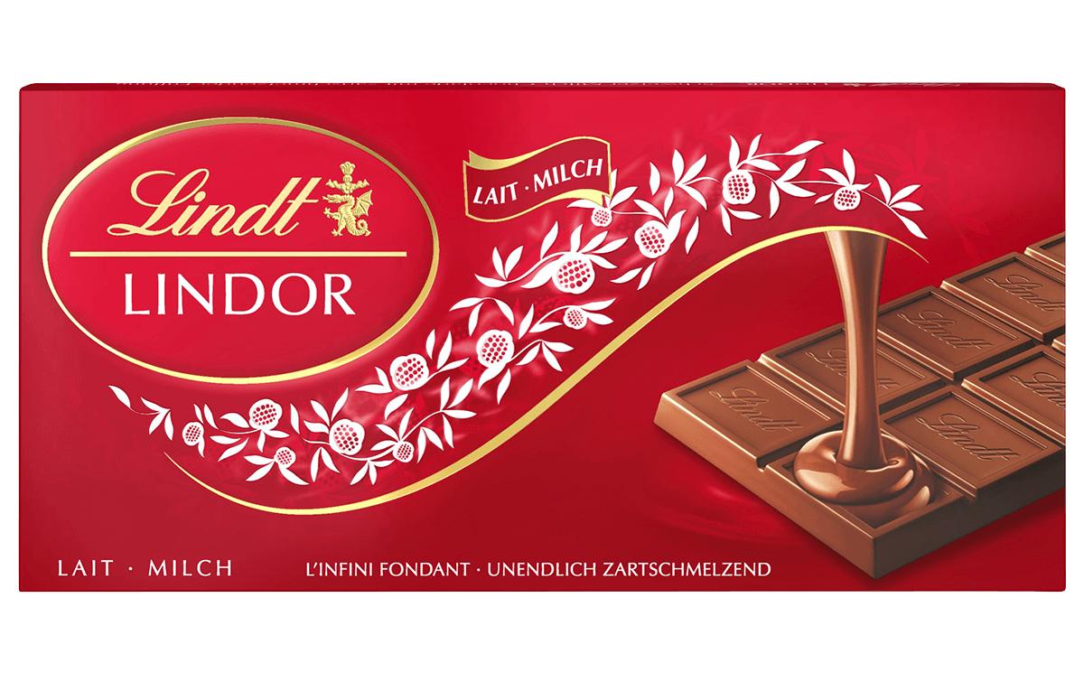 Lindt Tafelschokolade Lindor Milch 5 x 100 g