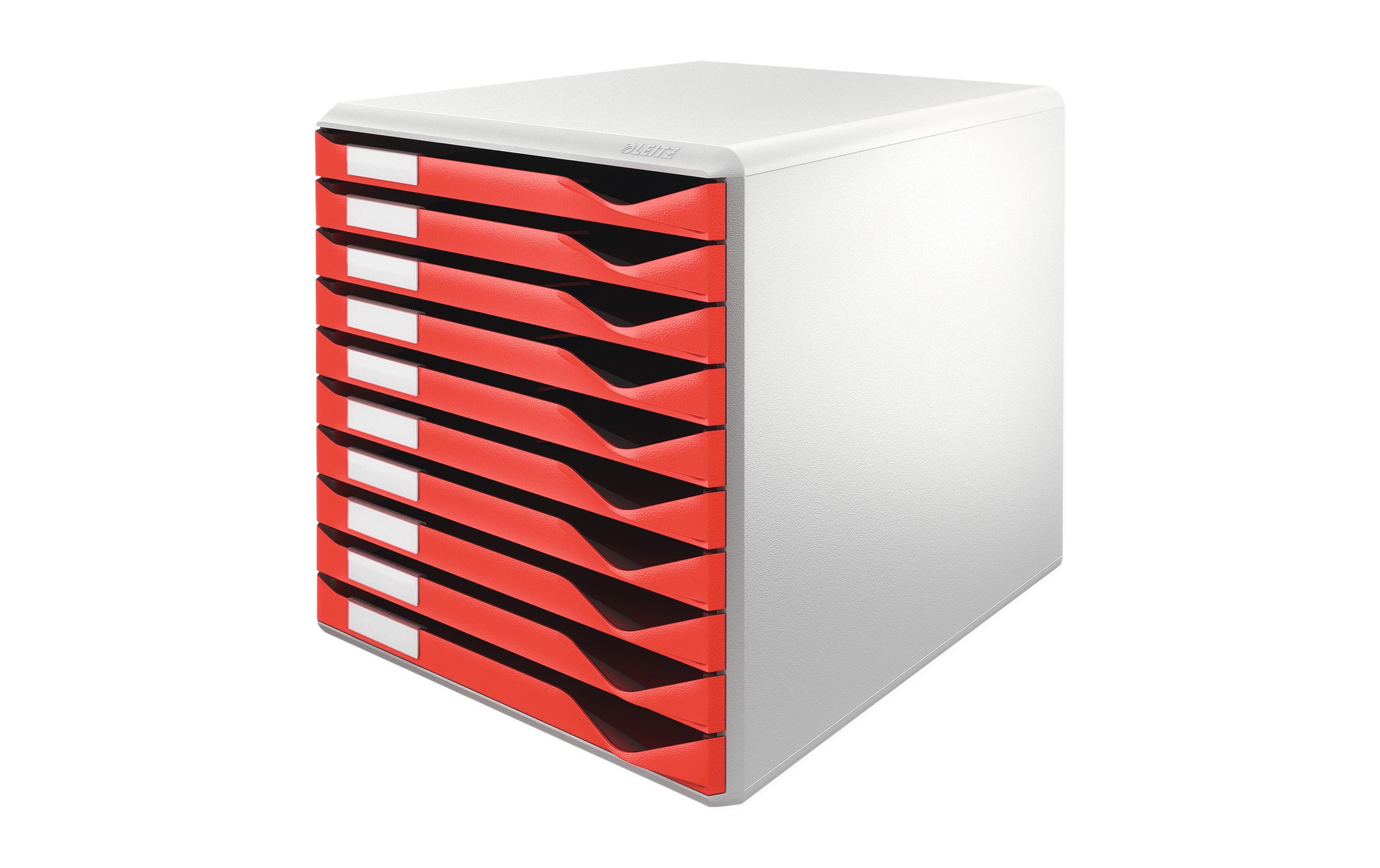 Leitz Schubladenbox Formular-Set 10 Schubladen, Rot
