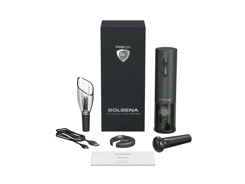 Prestigio Flaschenöffner Garda Silber Prestigio Flaschenöffner Garda Silber