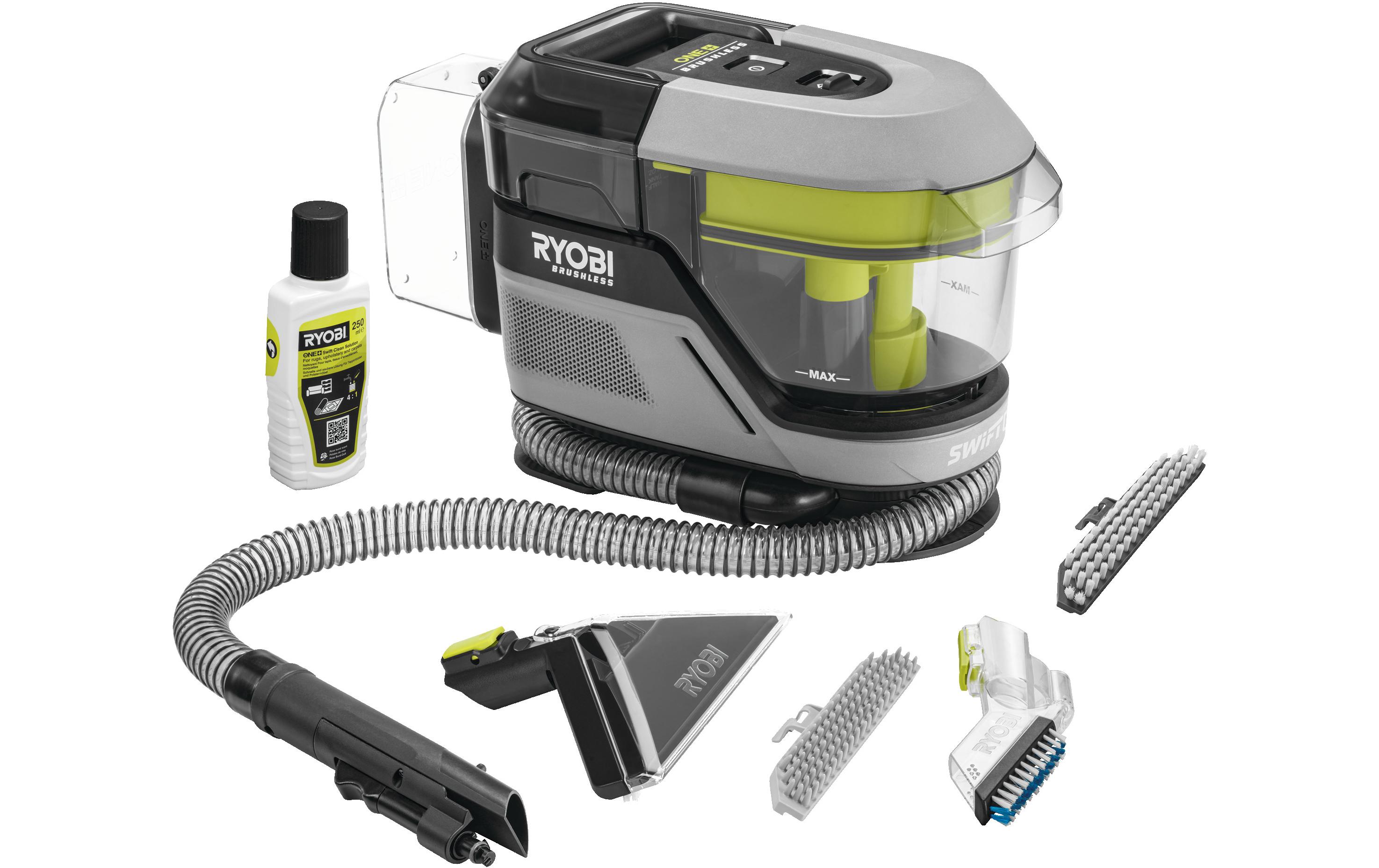 RYOBI Akku-Textielreiniger Pro RDC18BL-0 ohne Akku und Ladegerät