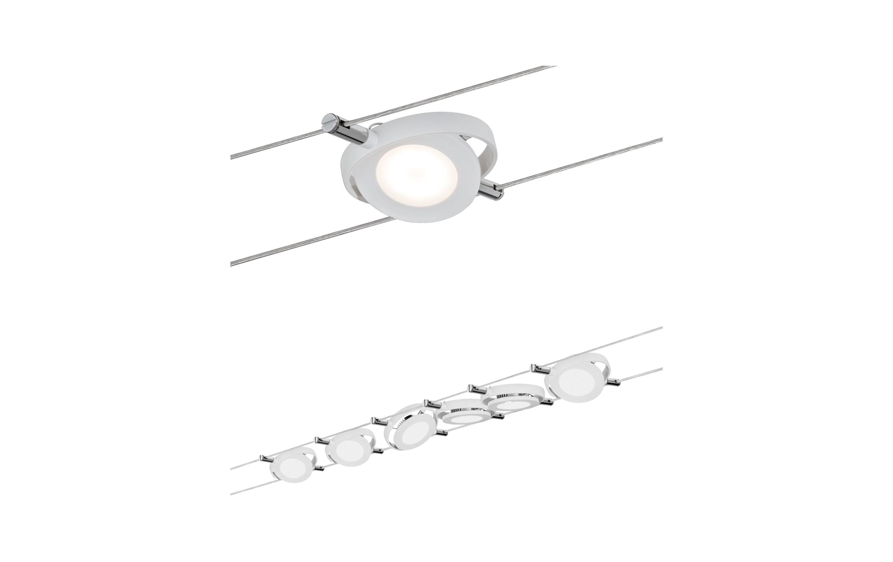Paulmann LED Seilsystem RoundMac Basisset 6 x 200 lm
