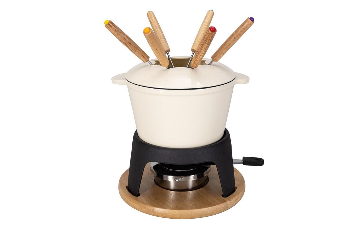 Nouvel Fleischfondue-Set Alpina, Guss, 10-teilig