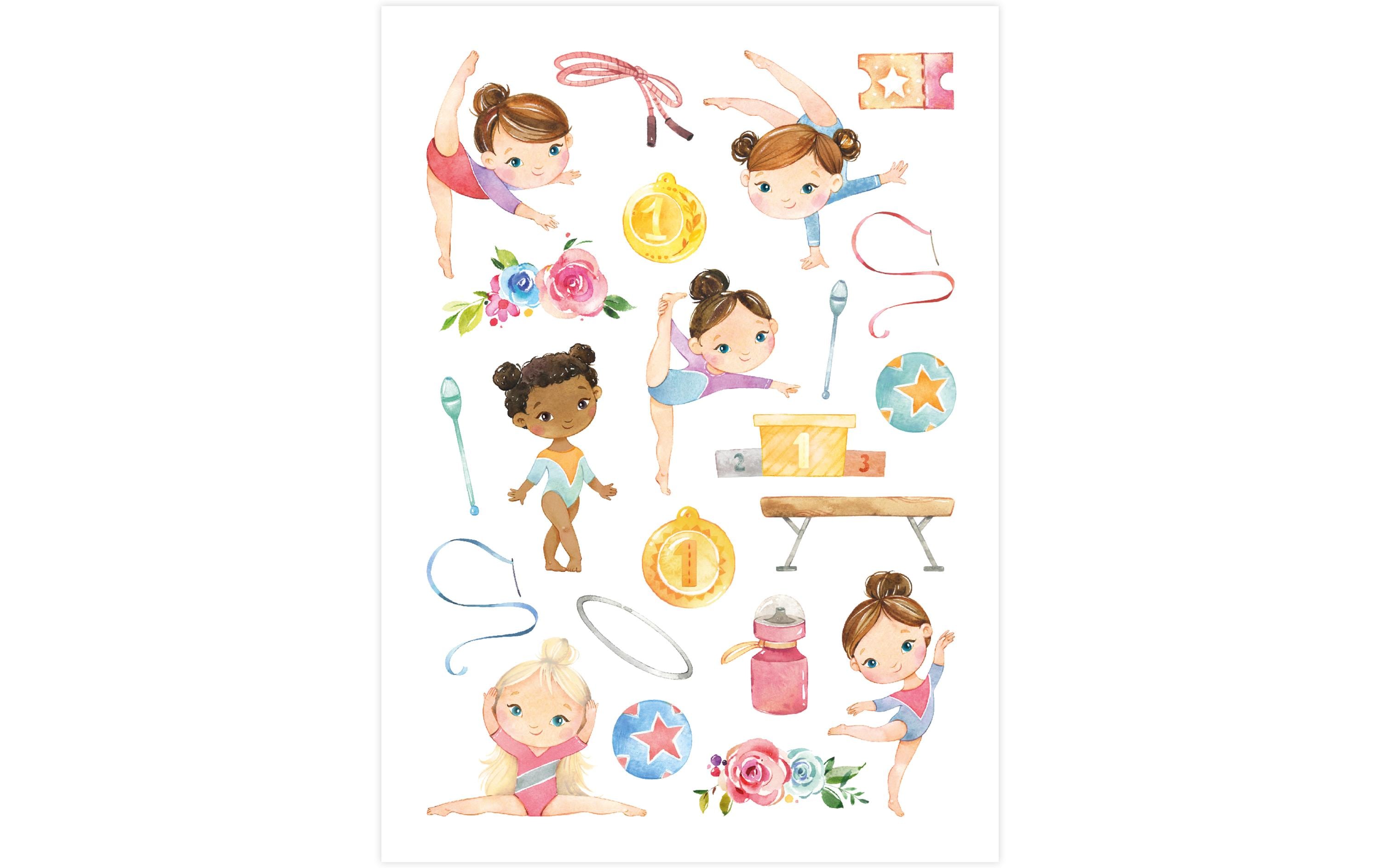 Papierdrachen Tattoo Set Feen und Trolle