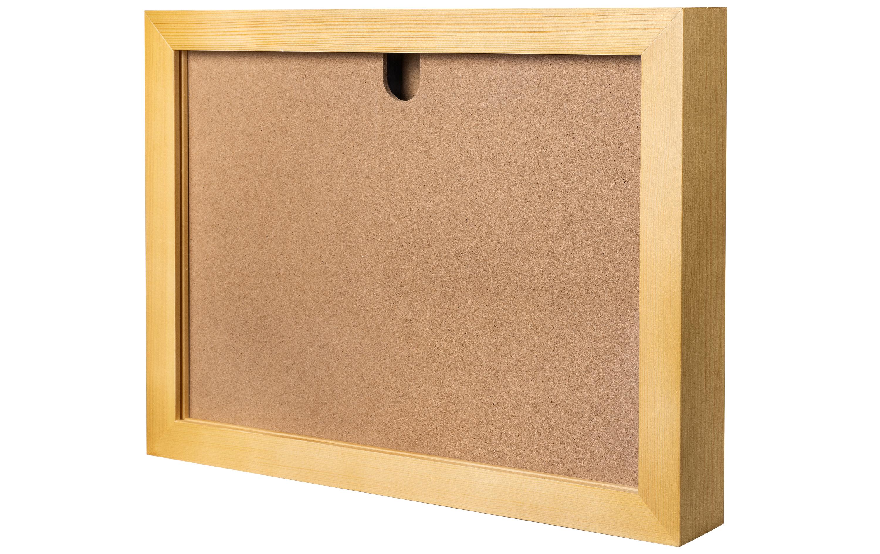 COCON Bilderrahmen für Kinderzeichnungen 35 x 26 x 5 cm, Natur