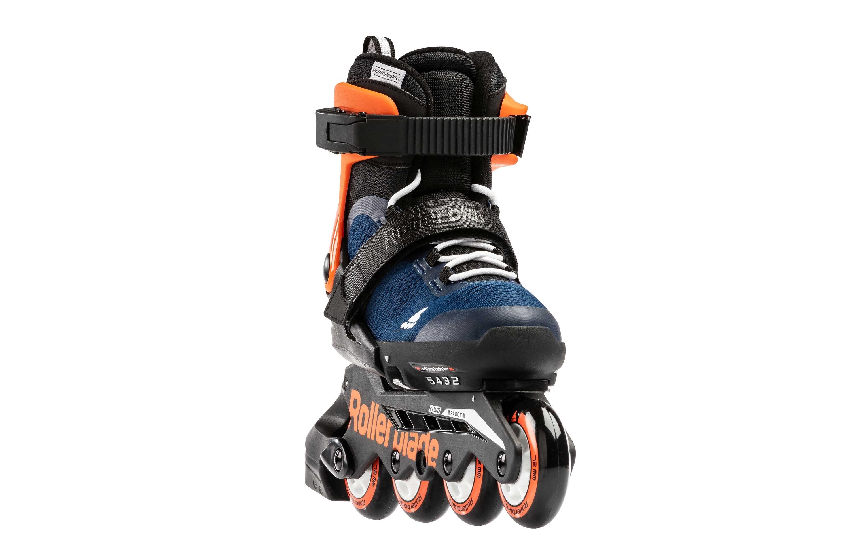 ROLLERBLADE Inline-Skates Microblade 175 Midnight Blue/Warm Orange
