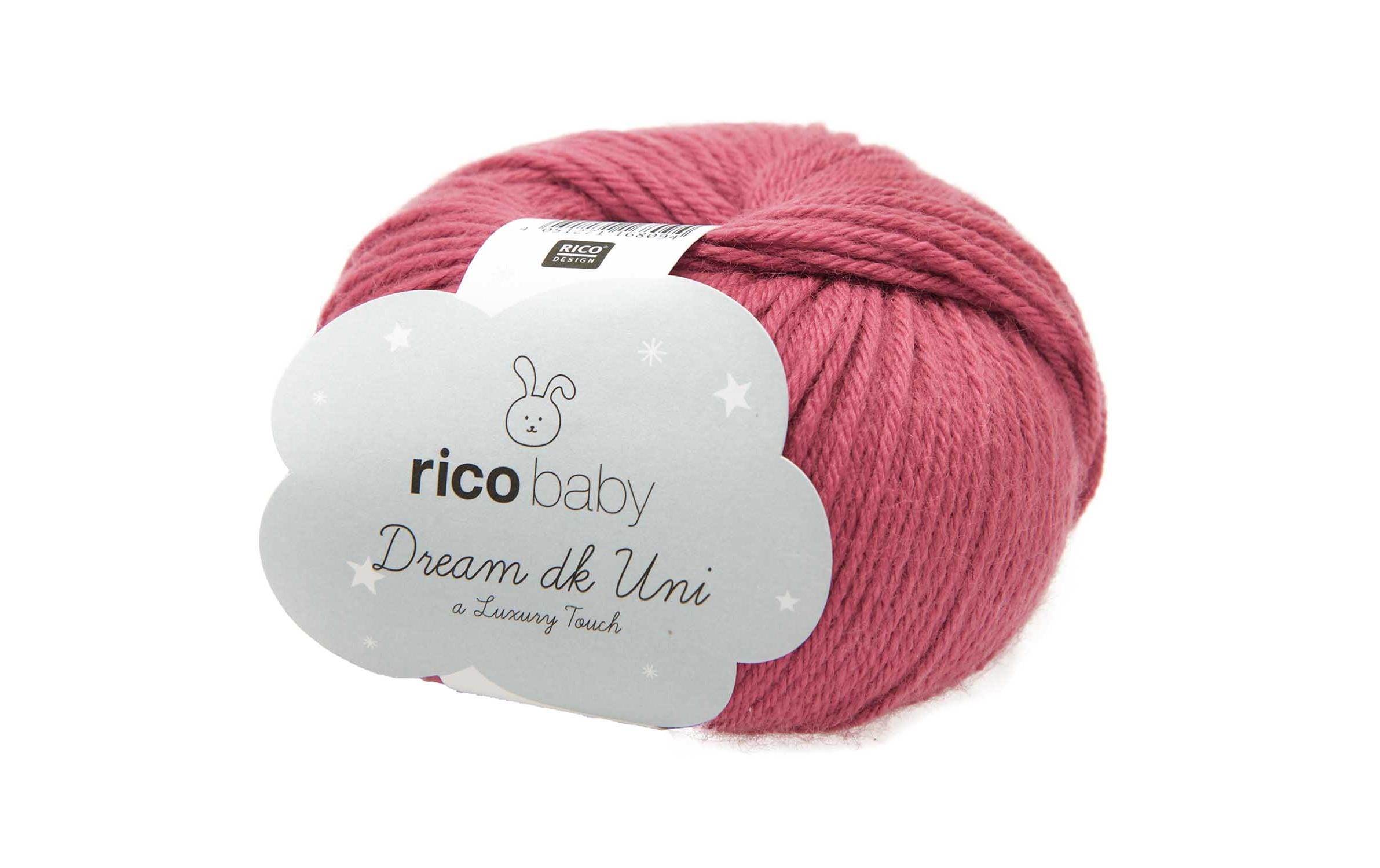 Rico Design Wolle Baby Dream Uni DK 50 gr, Bordeaux
