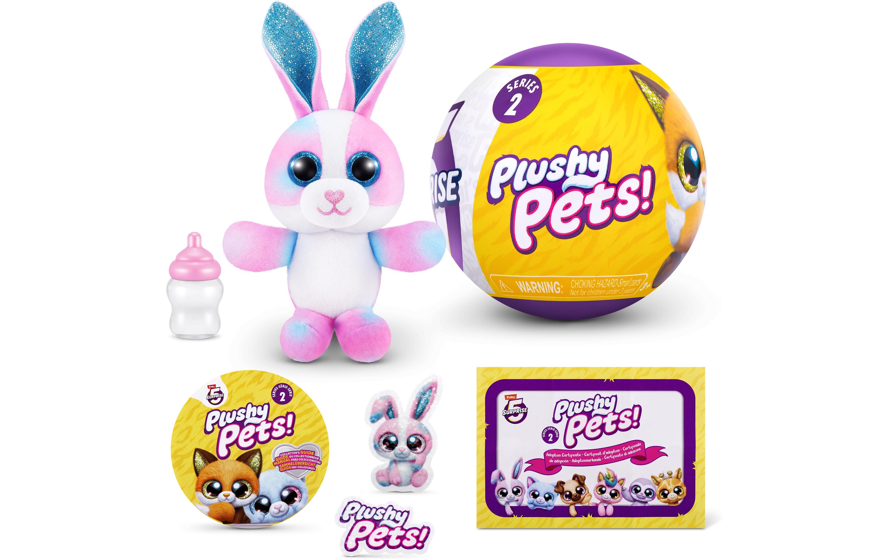 Zuru 5 Surprise Plushy Pets Series 2 assortiert