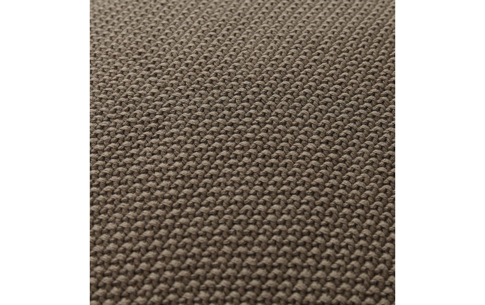 Urbanara Kissenbezug Antua 50 x 50 cm, Taupe