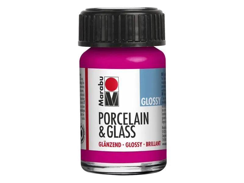 Marabu Glas- und Porzellanfarbe 131 Himbeere, 15 ml Marabu Glas- und Porzellanfarbe 131 Himbeere, 15 ml