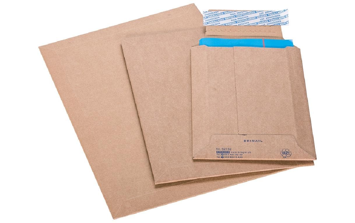 Brieger Versandtasche Brimail 32.9 x 48.7 cm, Braun