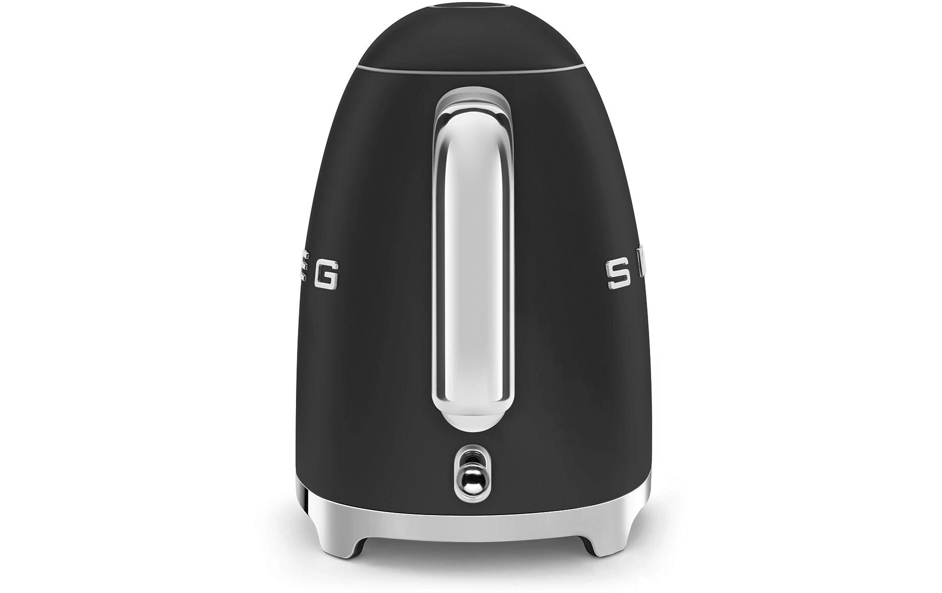 SMEG Wasserkocher 50's Style KLF03BLMEU 1.7 l, Schwarz matt