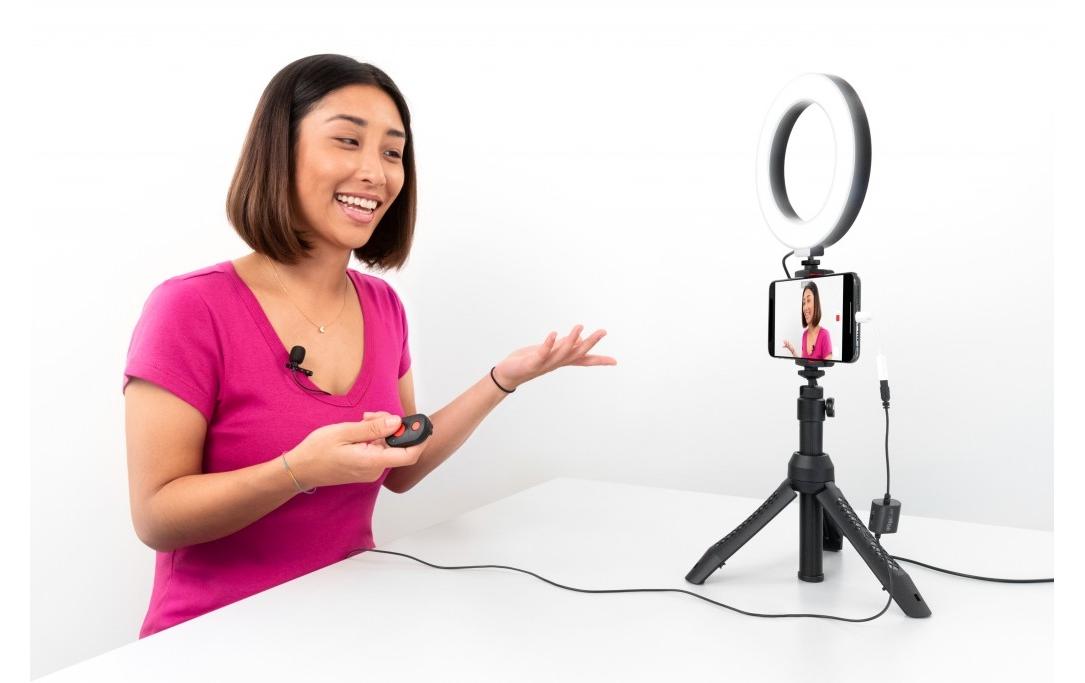 IK Multimedia Kondensatormikrofon iRig Video Creator Bundle