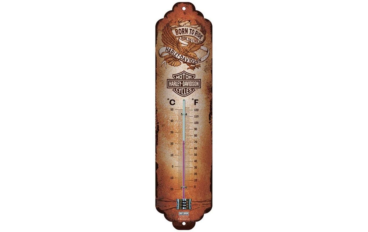 Nostalgic Art Thermometer Harley Davidson 6.5 x 28 cm
